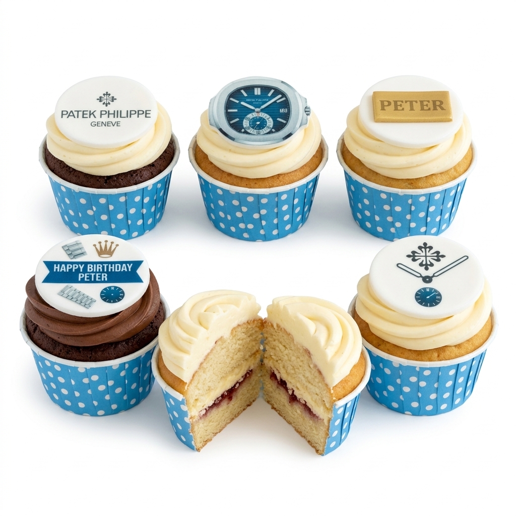 Patek Philippe Watch Birthday Cupcakes for Him