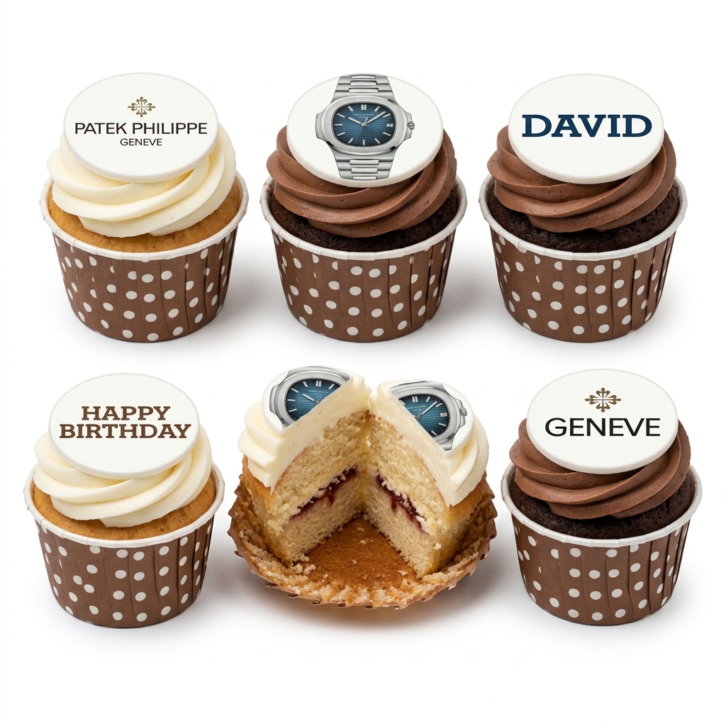 Patek Philippe Watch Birthday Cupcakes