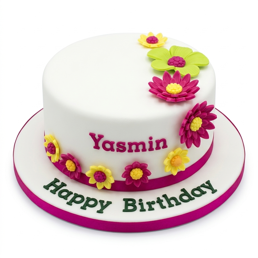 Floral Birthday Cake