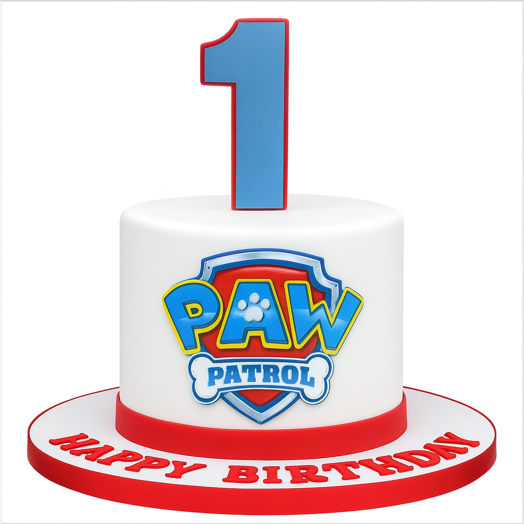Paw Patrol 1st Birthday Cake