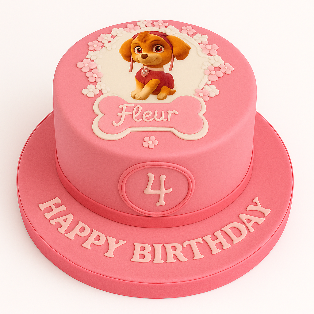 Paw Patrol 4th Birthday Cake