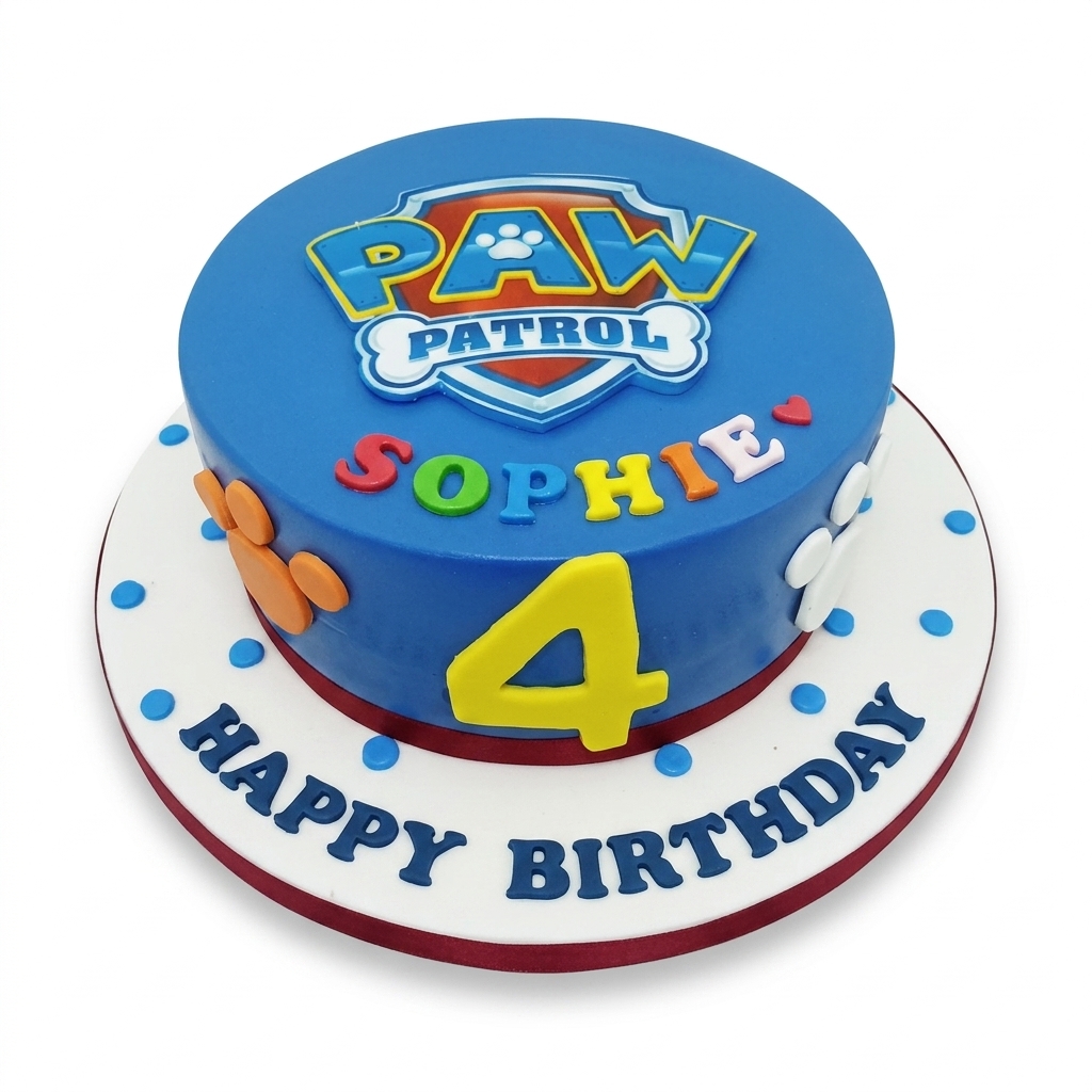 Paw Patrol Birthday Cake for Kids