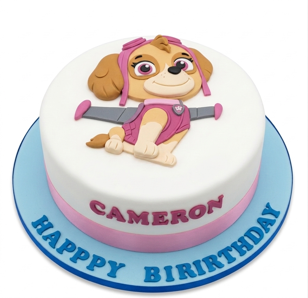 Paw Patrol Skye Birthday Cake