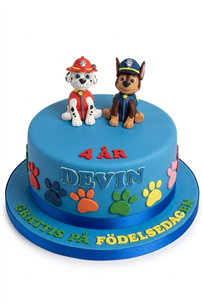 Paw Patrol Birthday Cake for Kids