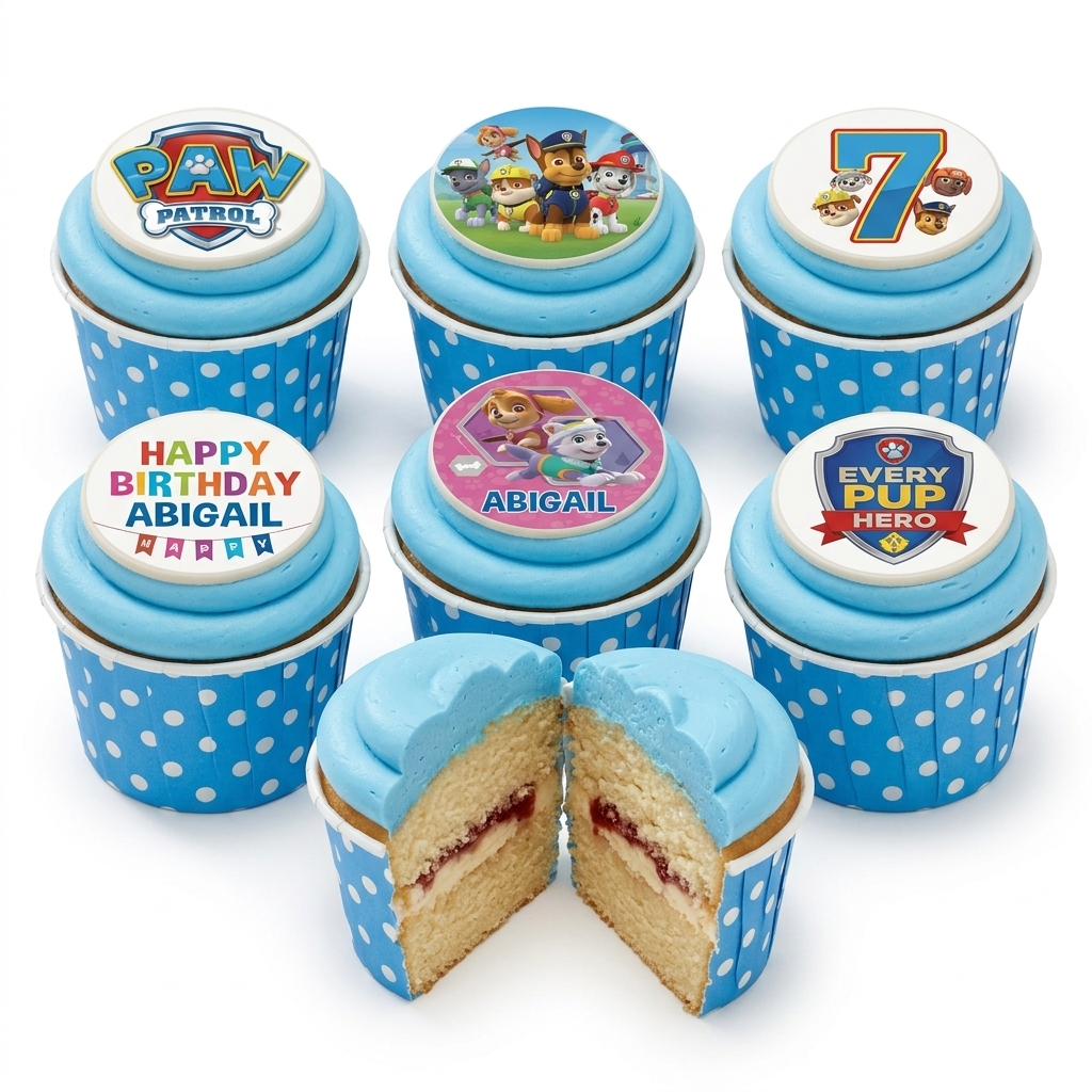 Paw Patrol Kids Birthday Cupcakes