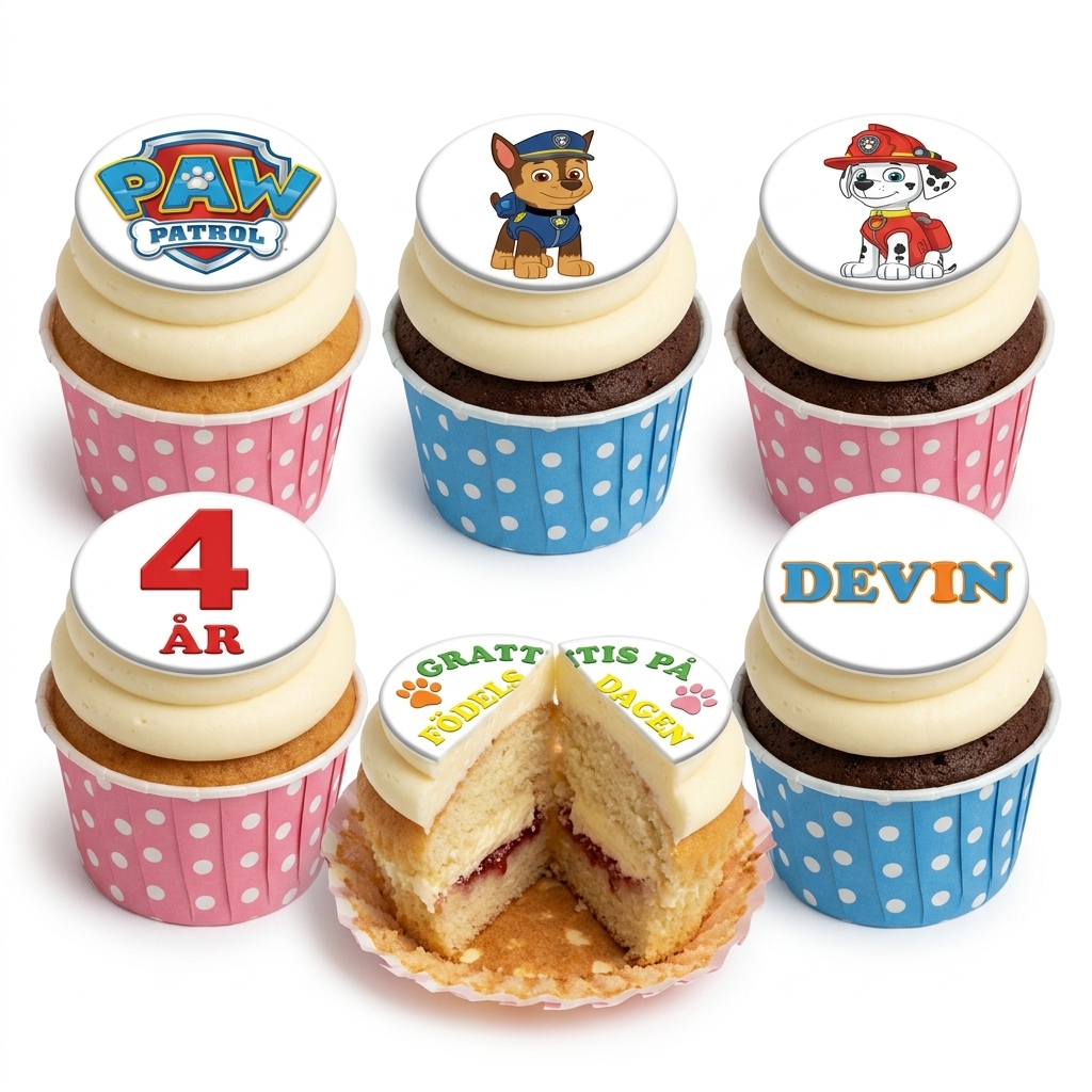 Paw Patrol Kids Birthday Cupcakes