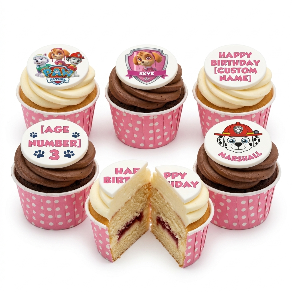 Paw Patrol Kids Birthday Cupcakes