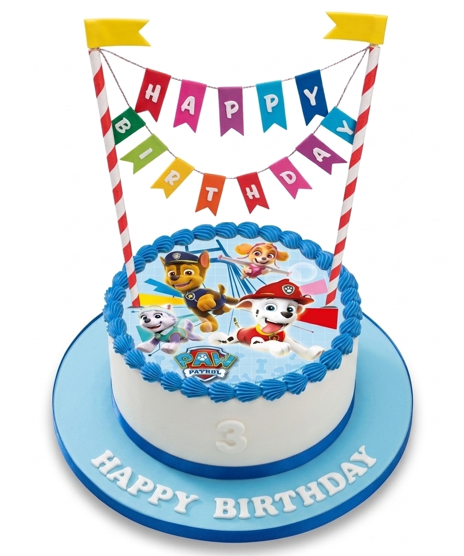 Paw Patrol Birthday Cake for Kids