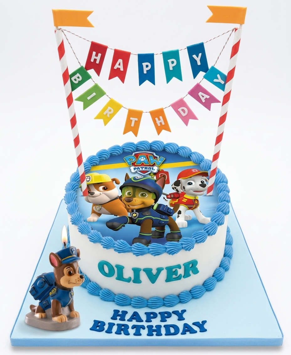 Paw Patrol Birthday Cake for Kids