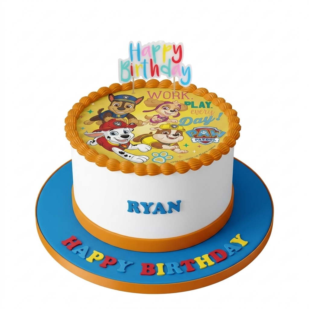 Paw Patrol Kids Birthday Cake