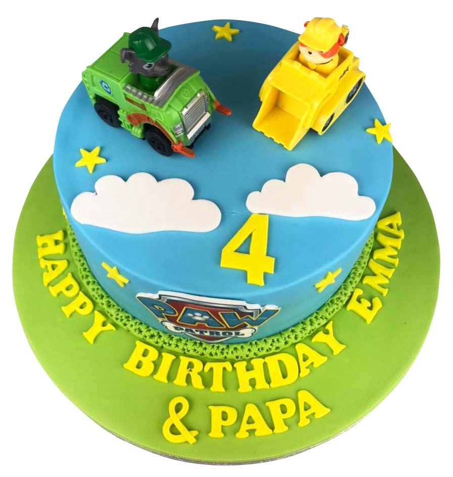 Paw Patrol 4th Birthday Cake