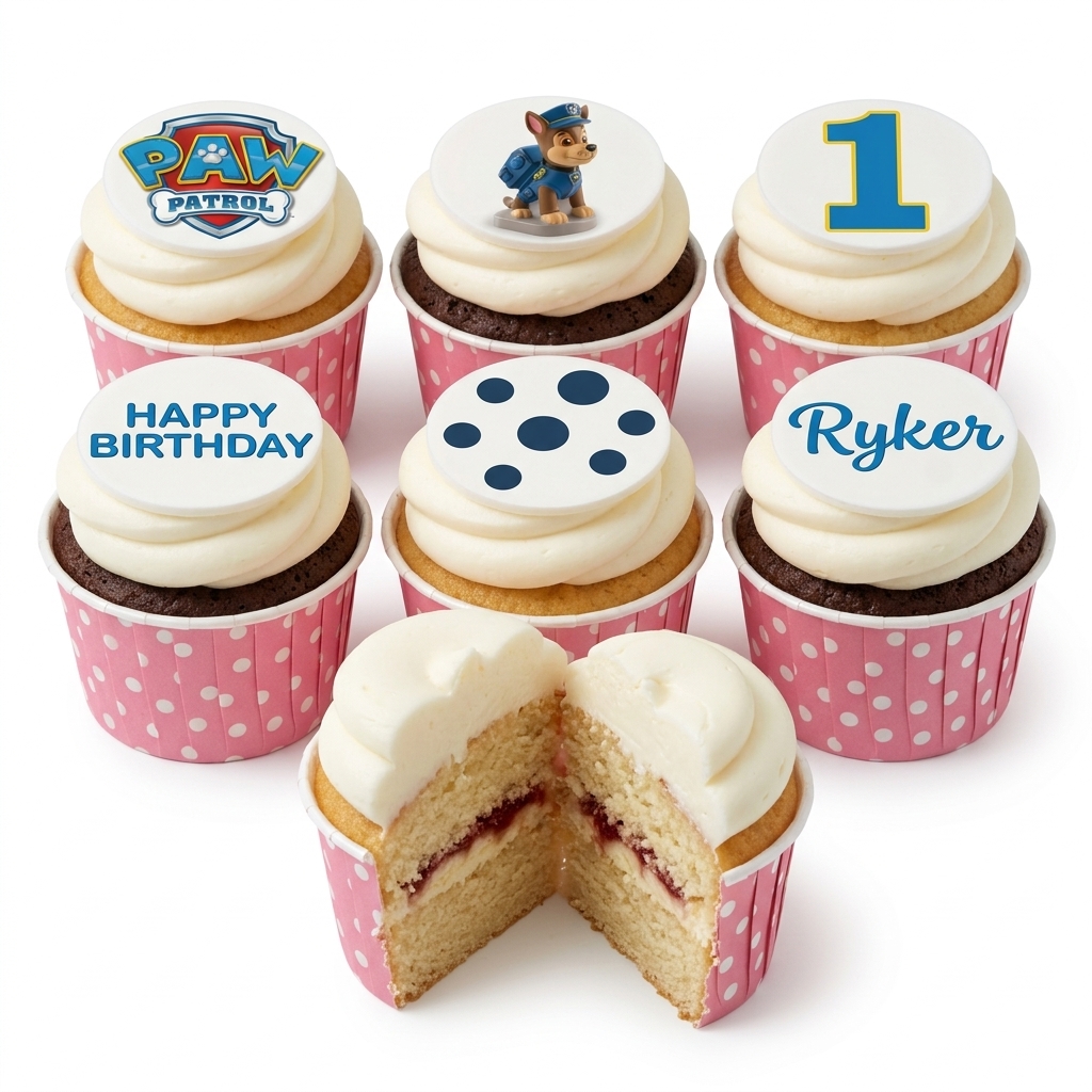 Paw Patrol Kids Birthday Cupcakes