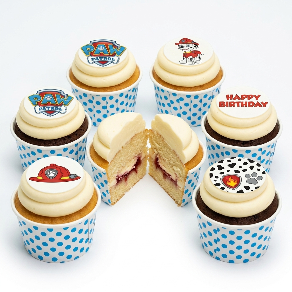 Paw Patrol Birthday Cupcakes