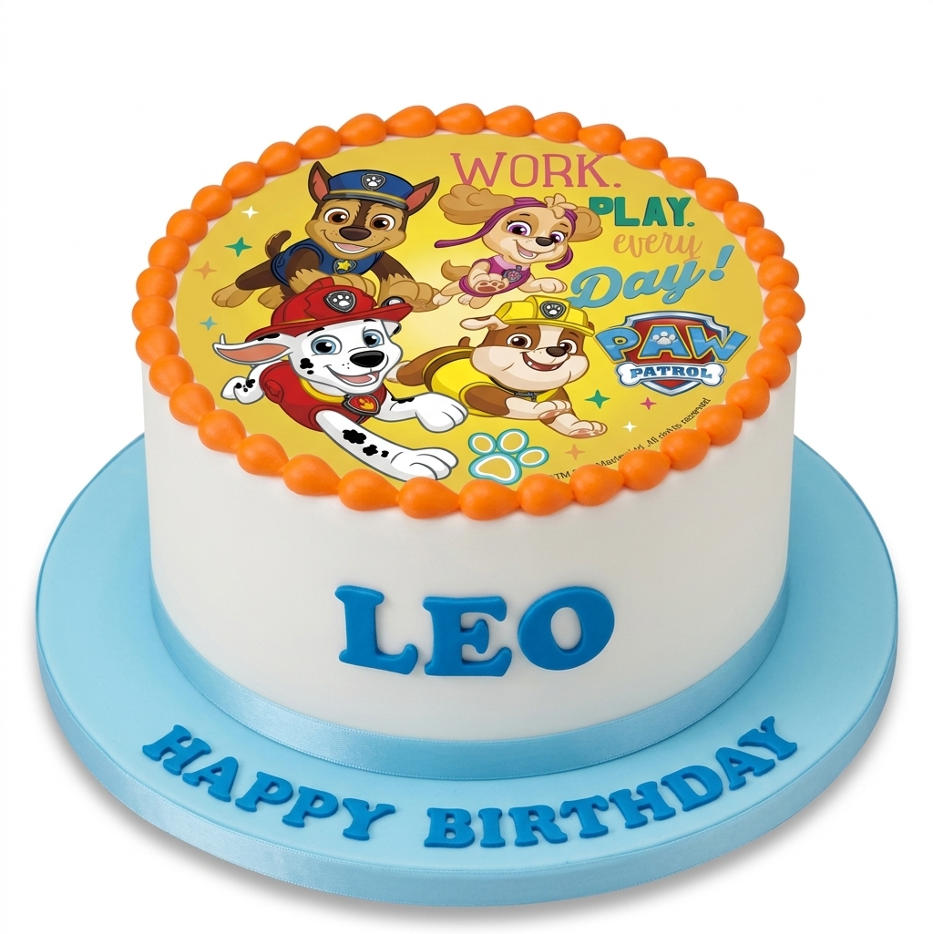Paw Patrol Birthday Cake for Kids