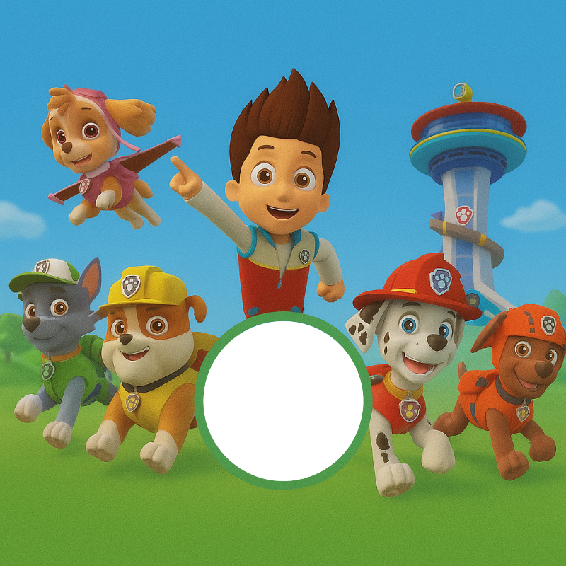 Paw Patrol Photo Cake