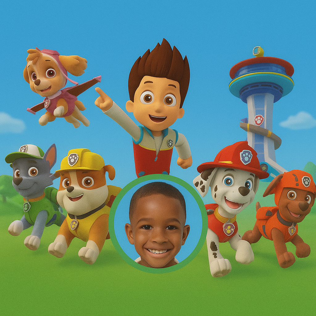 Paw Patrol Photo Cake