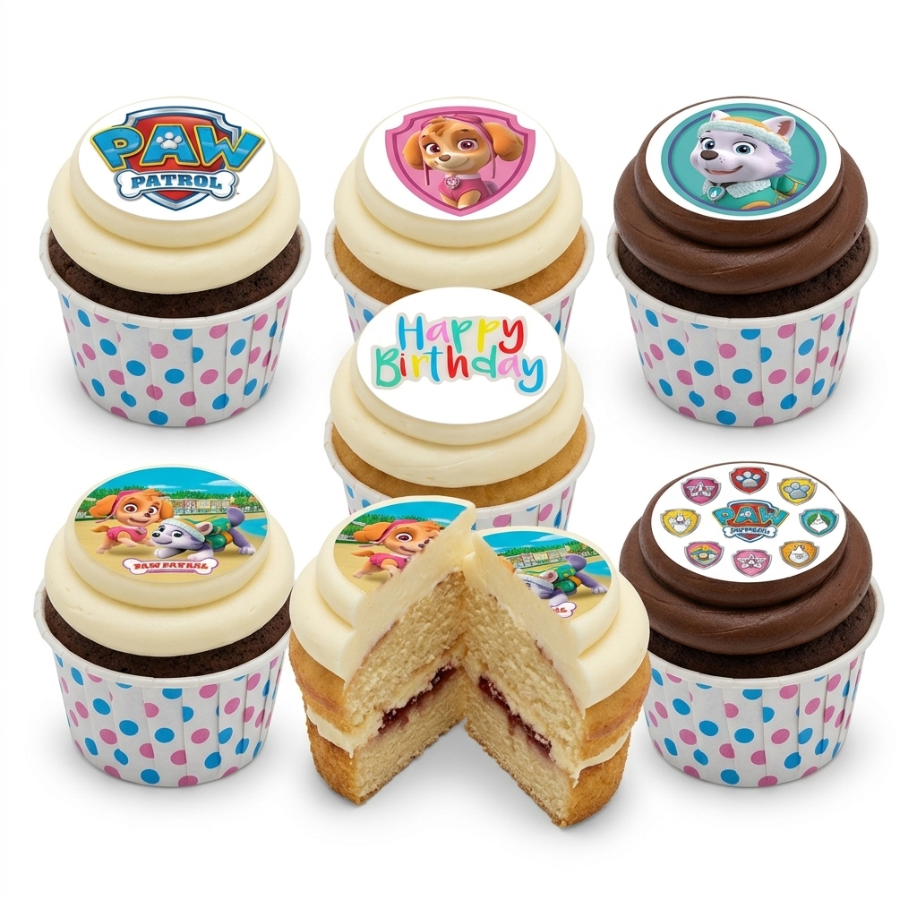 Paw Patrol Birthday Cupcakes