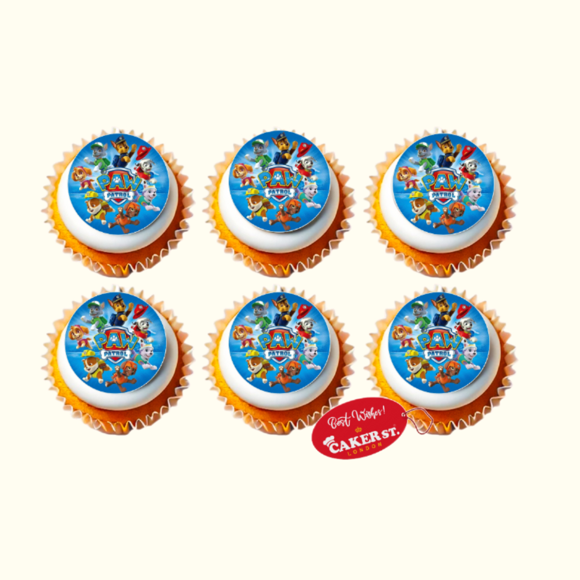 Paw Patrol Themed Cupcakes