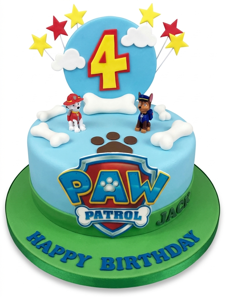 Paw Patrol Kids Birthday Cake