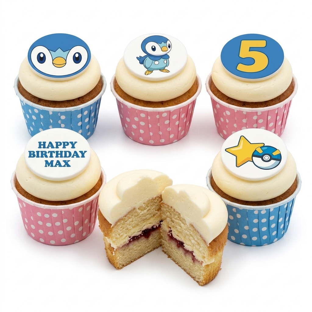 Pokemon Birthday Cupcakes