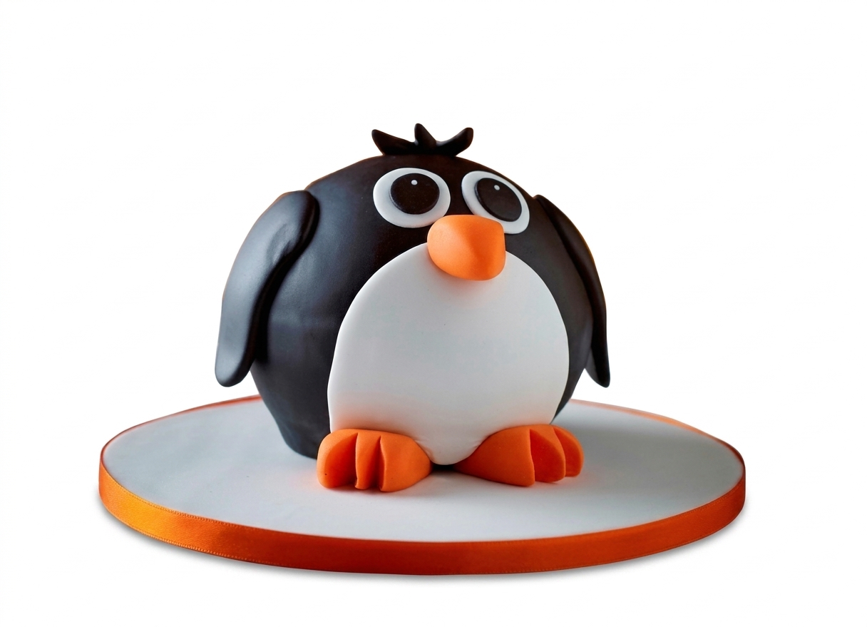 Penguin Birthday Cake