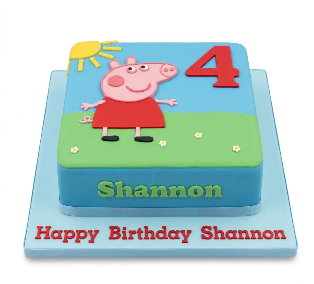 Peppa Pig Birthday Cake