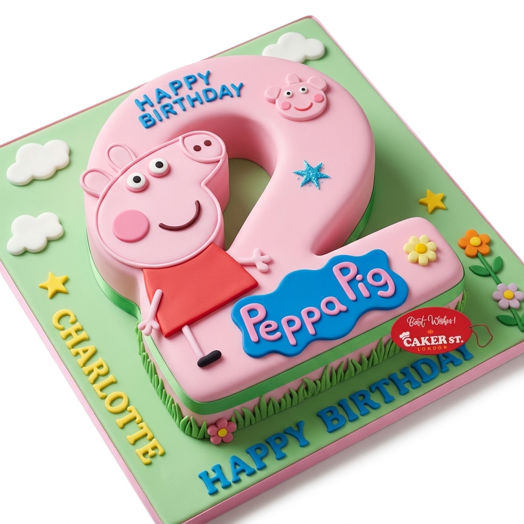Peppa Pig Birthday Cake for Kids