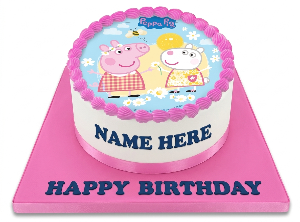Peppa Pig Birthday Cake