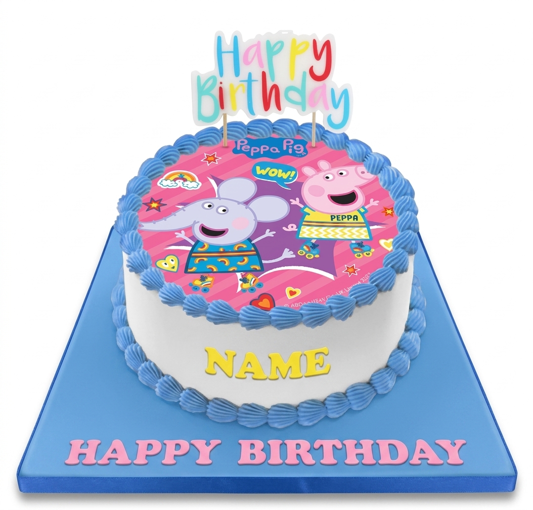 Peppa Pig Birthday Cake