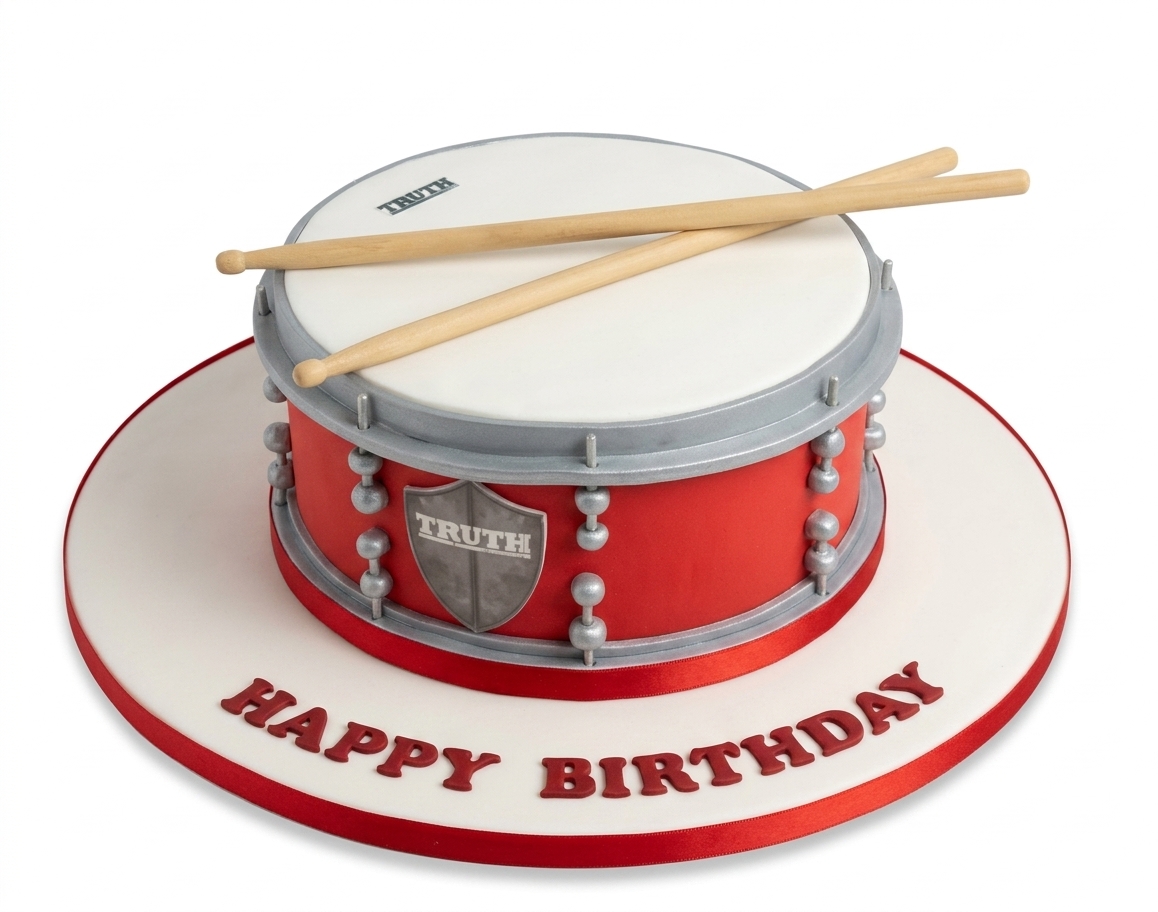 Drum Birthday Cake