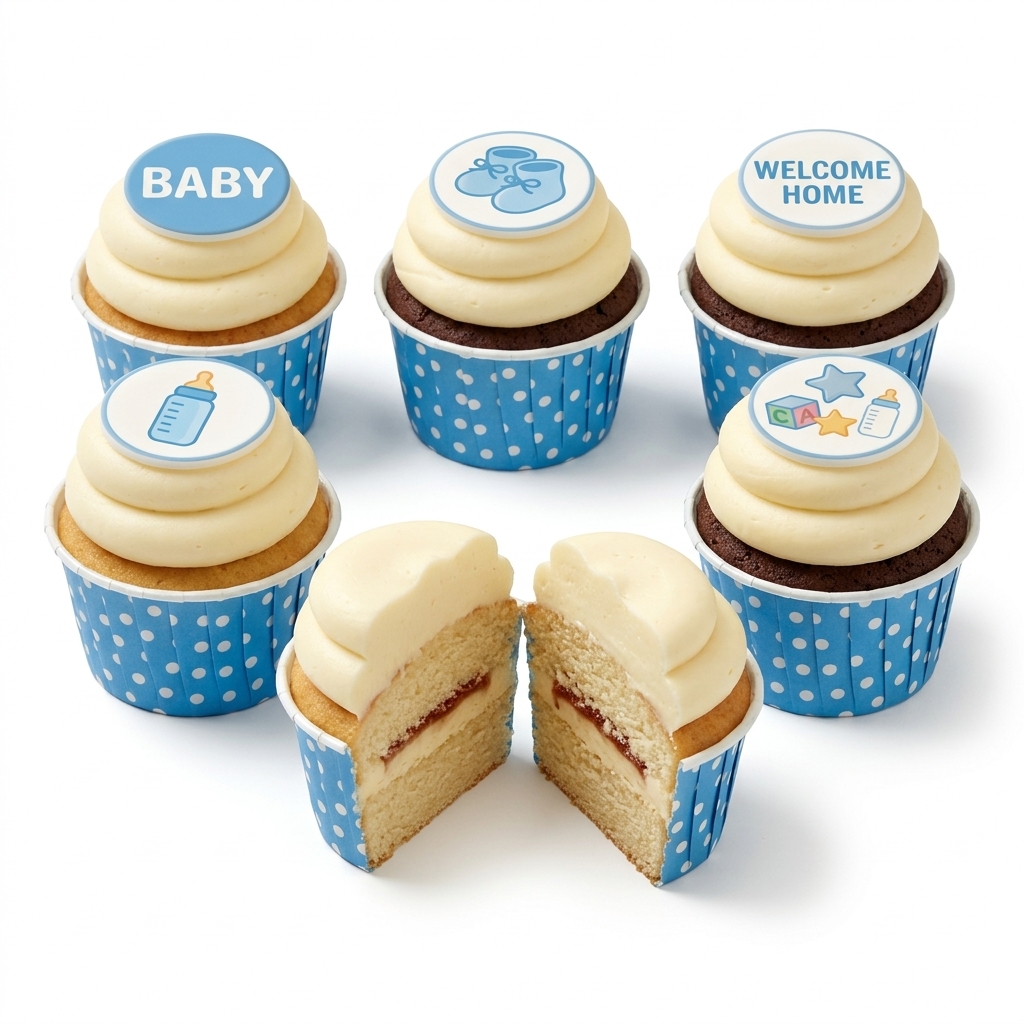 Baby Shower Cupcakes for Boys