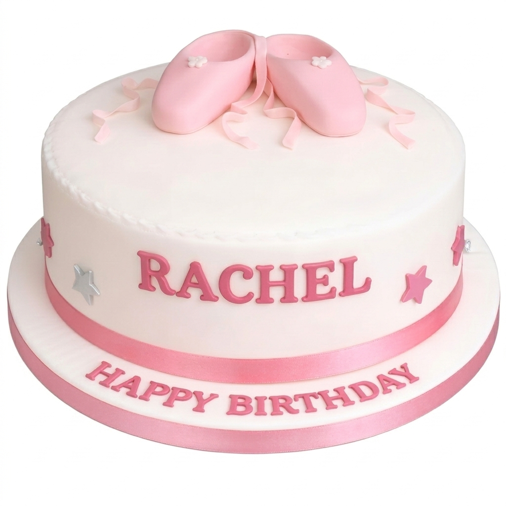 Ballet Shoes Birthday Cake