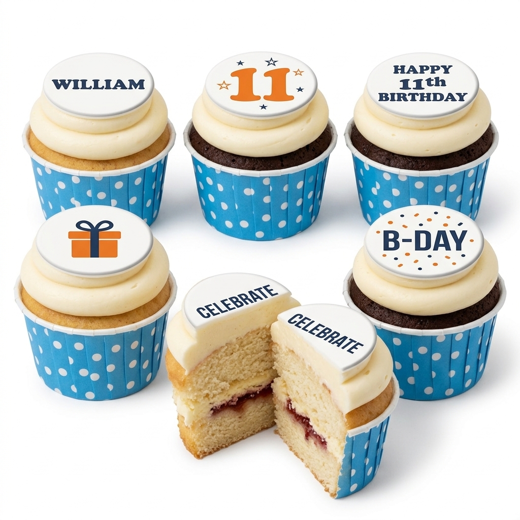 Custom Age Birthday Cupcakes | Personalised UK Delivery