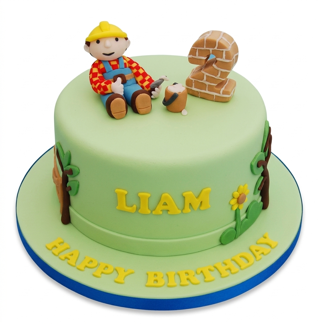 Bob the Builder Kids Birthday Cake
