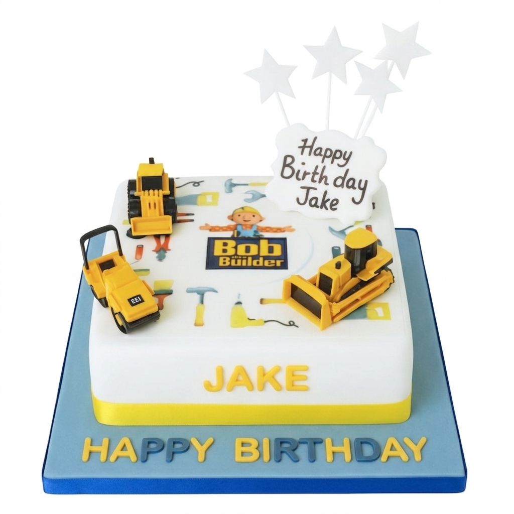 Bob the Builder Birthday Cake