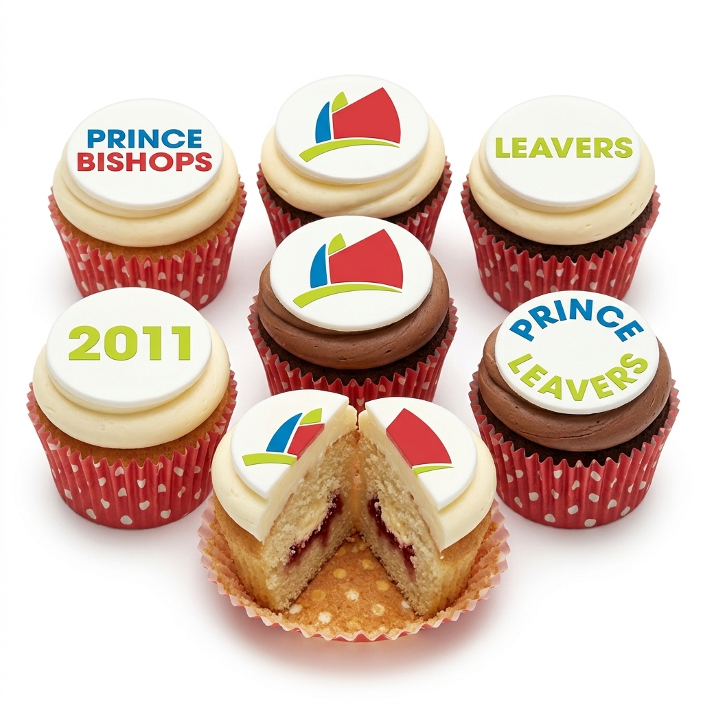 Personalised Custom Logo Cupcakes for Corporate & Events