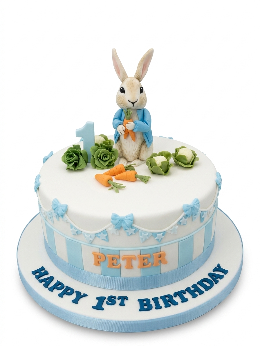 Peter Rabbit 1st Birthday Cake