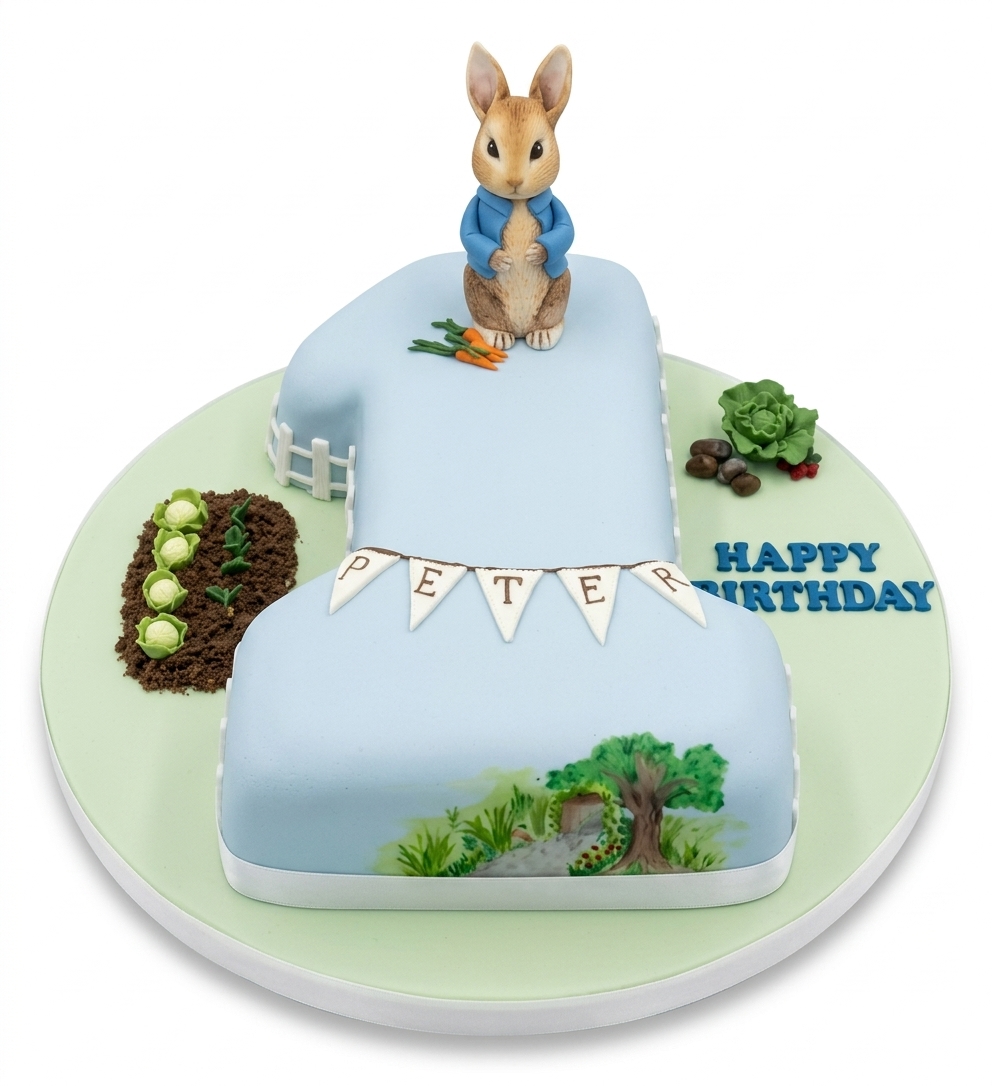 Peter Rabbit 1st Birthday Cake