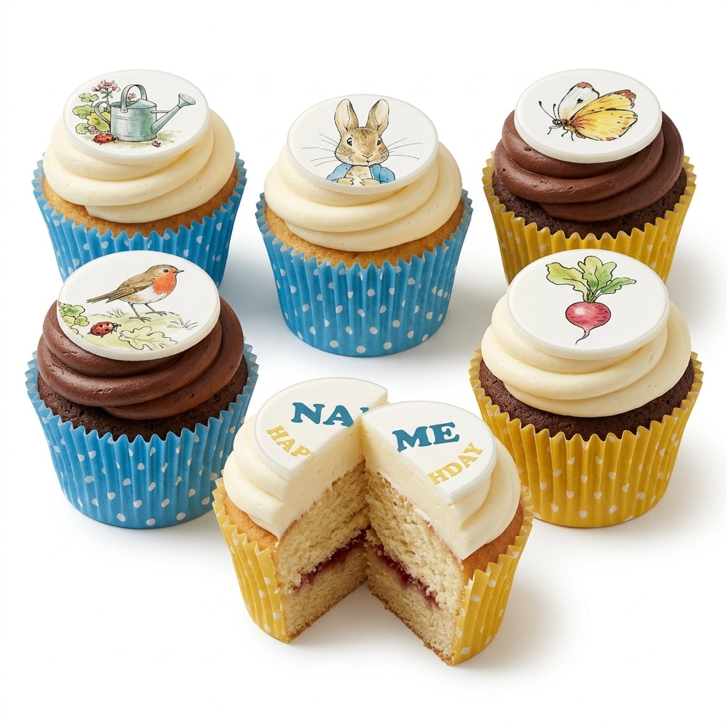Peter Rabbit Birthday Cupcakes
