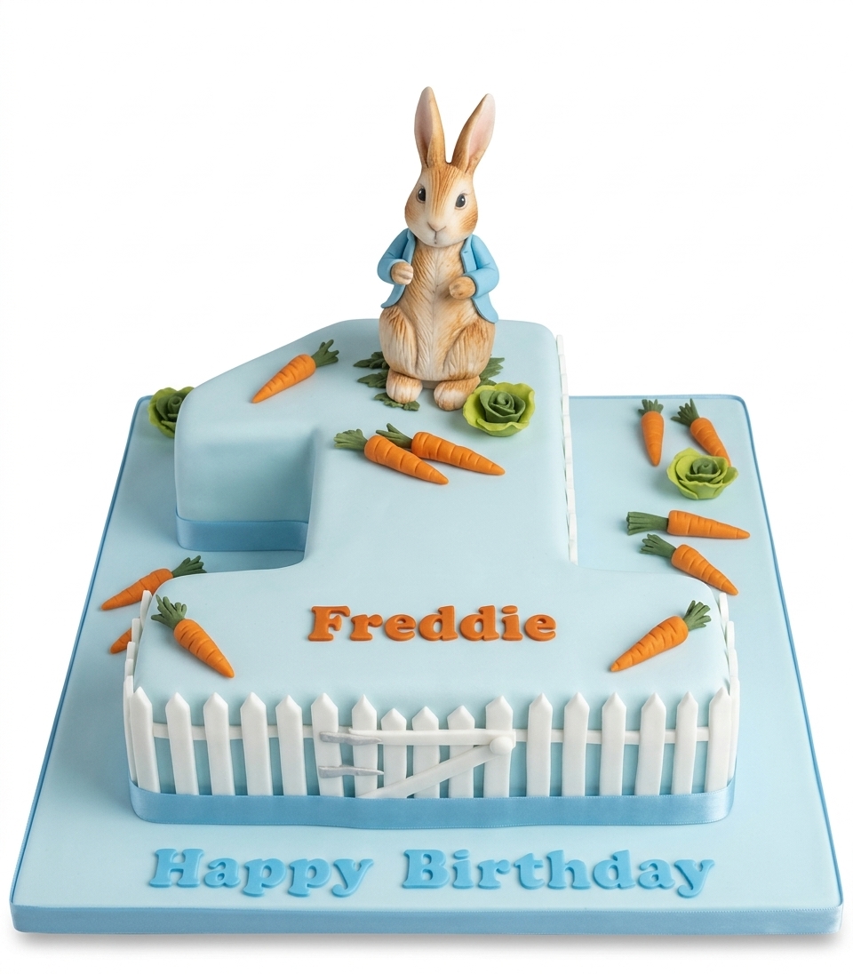 Peter Rabbit 1st Birthday Cake