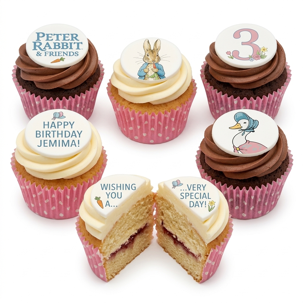 Peter Rabbit & Friends Birthday Cupcakes