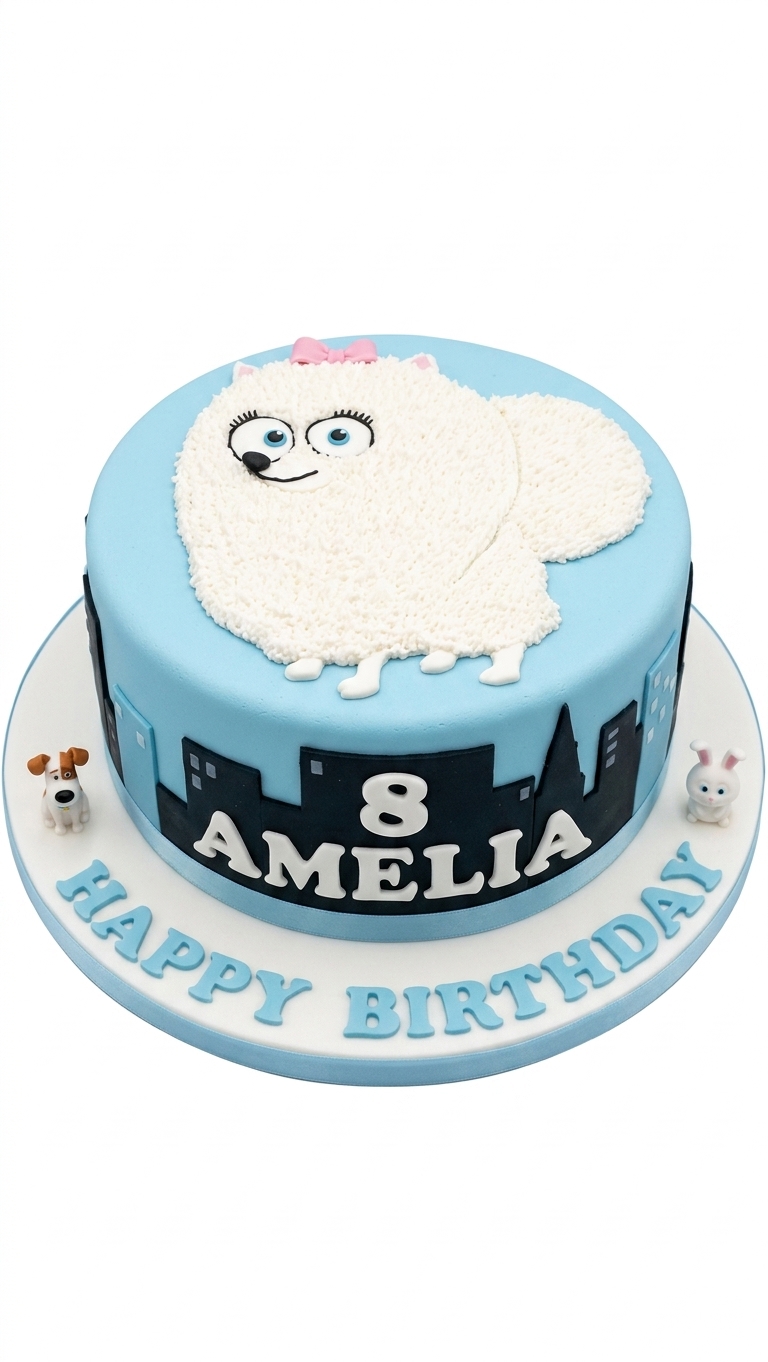 Gidget Secret Life of Pets Kids Birthday Cake