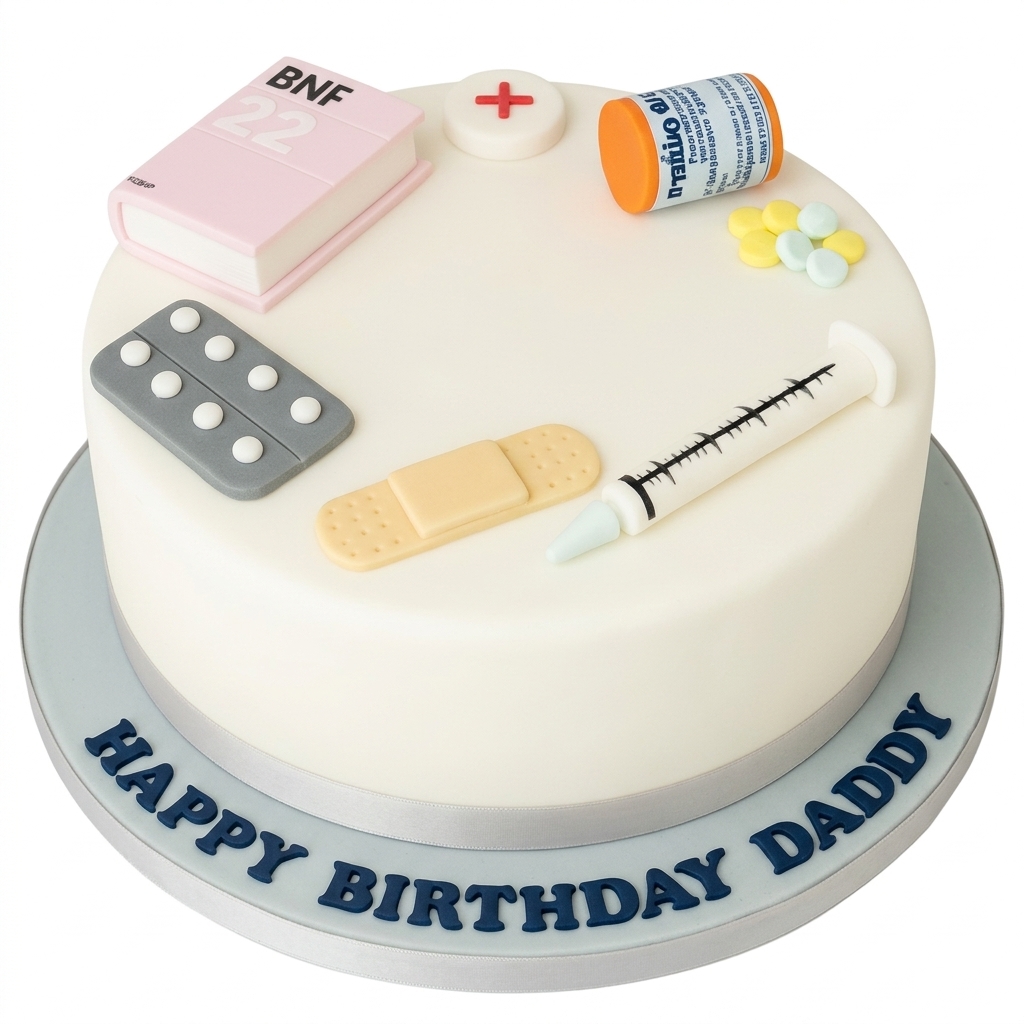 Doctor's Medical Theme Birthday Cake