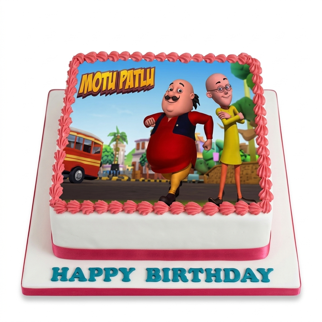 Motu Patlu Kids Birthday Cake