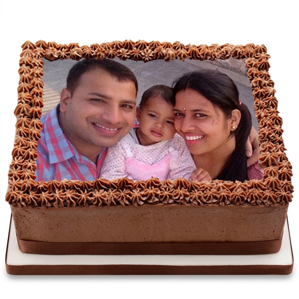 Personalised Photo Birthday Cake