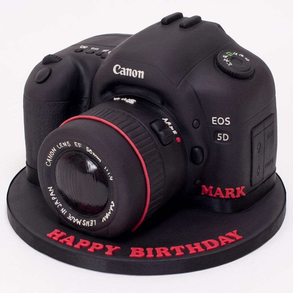 DSLR Camera Birthday Cake