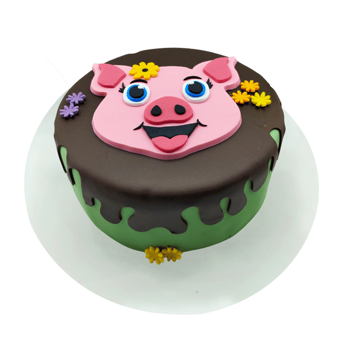 Pig Birthday Cake