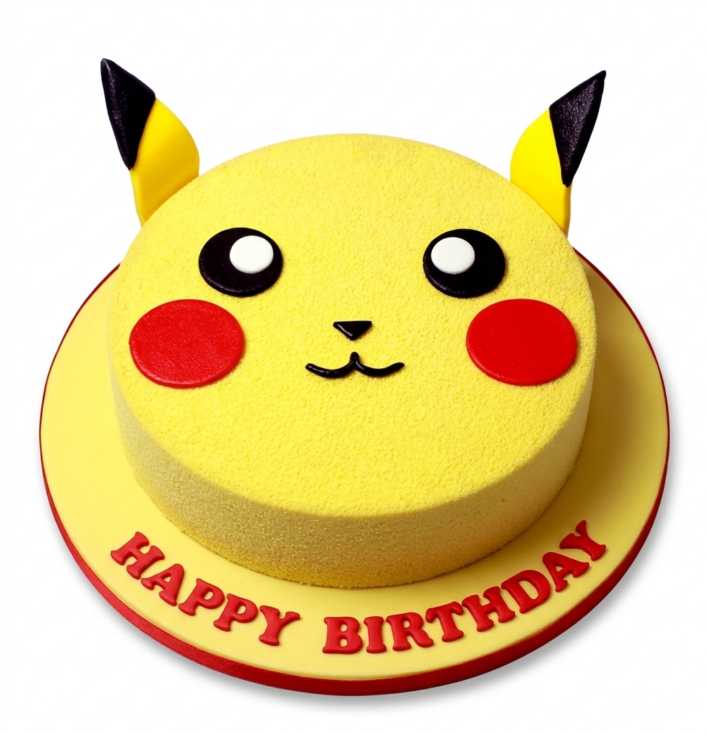 Pikachu Birthday Cake