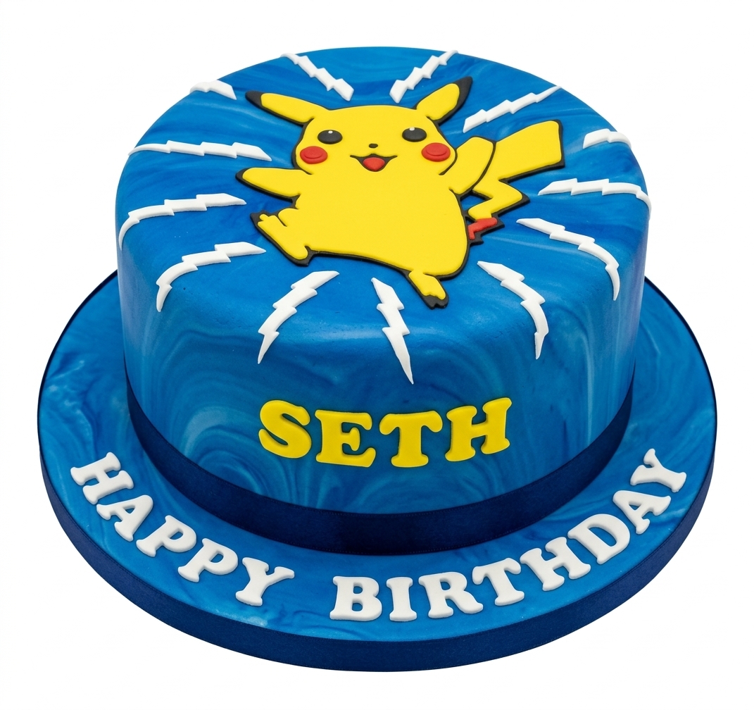 Pikachu Birthday Cake
