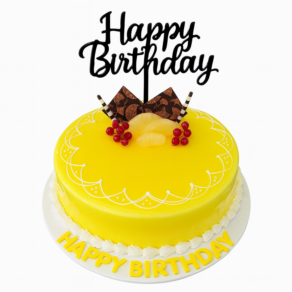 Pineapple Fresh Cream Cake